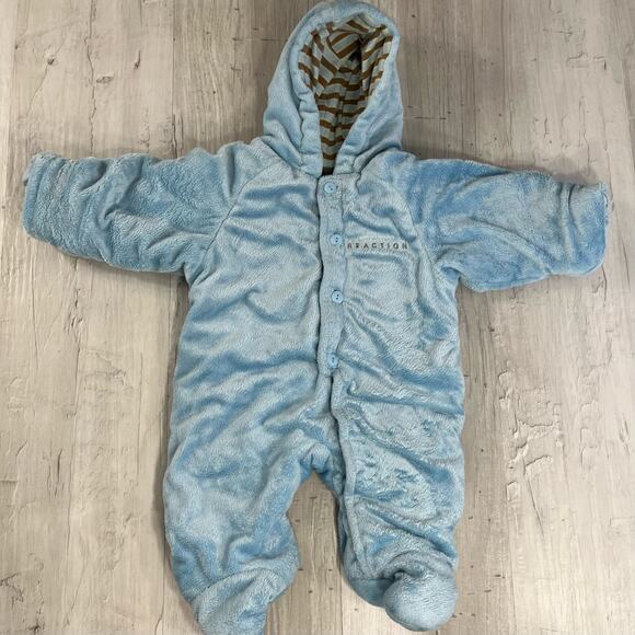 Kenneth Cole Reaction Blue Warm Bunting Snow Suit 6 Months - Picture 1 of 8